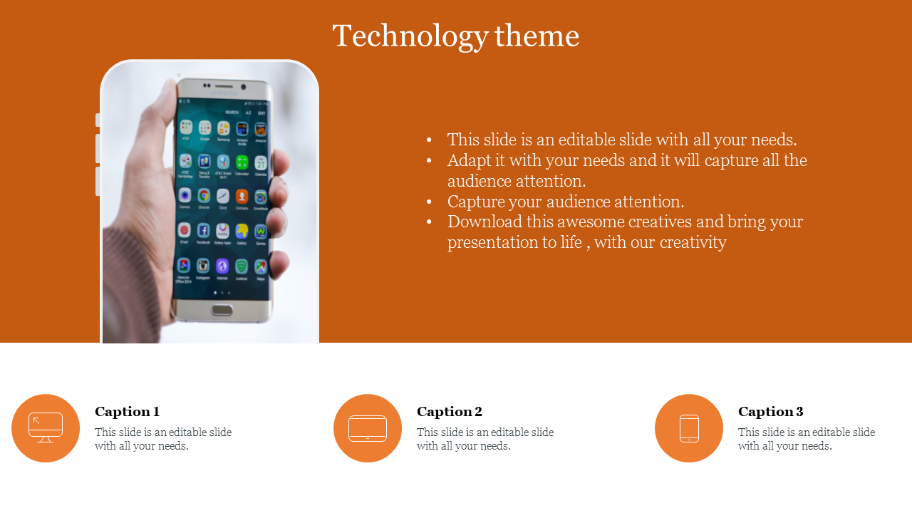 Free - Innovative Technology Theme PowerPoint Template Designs